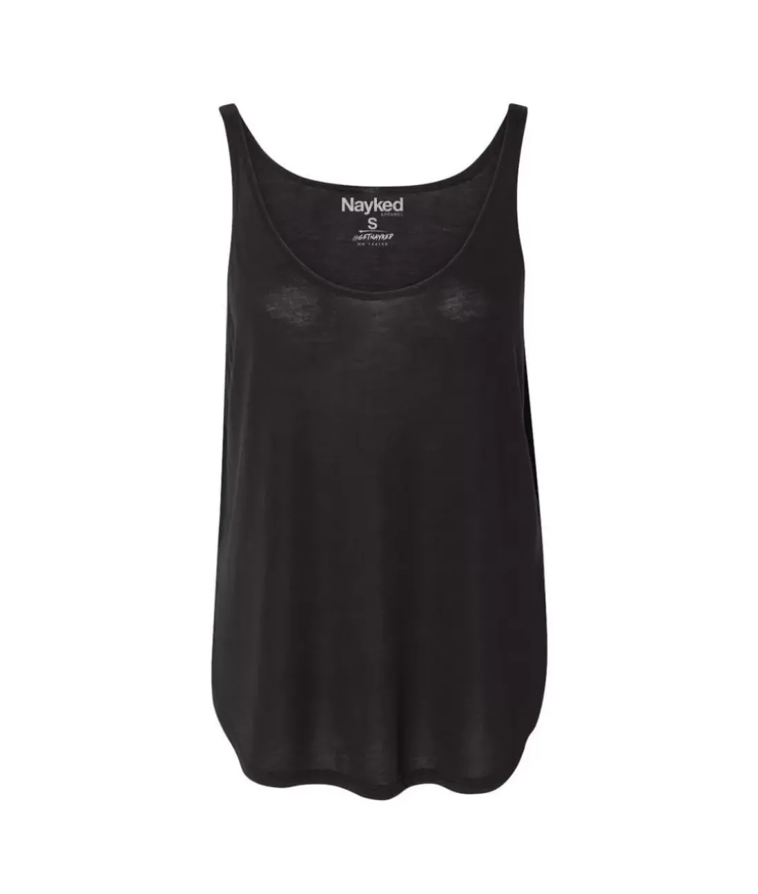 Women Nayked Apparel Tops>Women'S Ridiculously Soft Lightweight Flowy Tank Top With Side Slits
