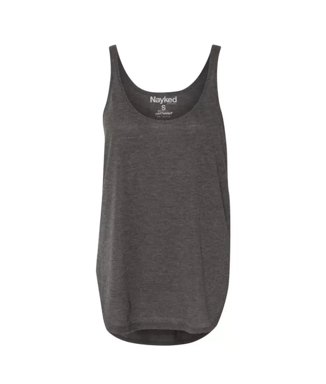 Women Nayked Apparel Tops>Women'S Ridiculously Soft Lightweight Flowy Tank Top With Side Slits