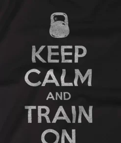 Women Nayked Apparel Tops>Women'S Ridiculously Soft Cropped Racerback Graphic Tank | Keep Calm