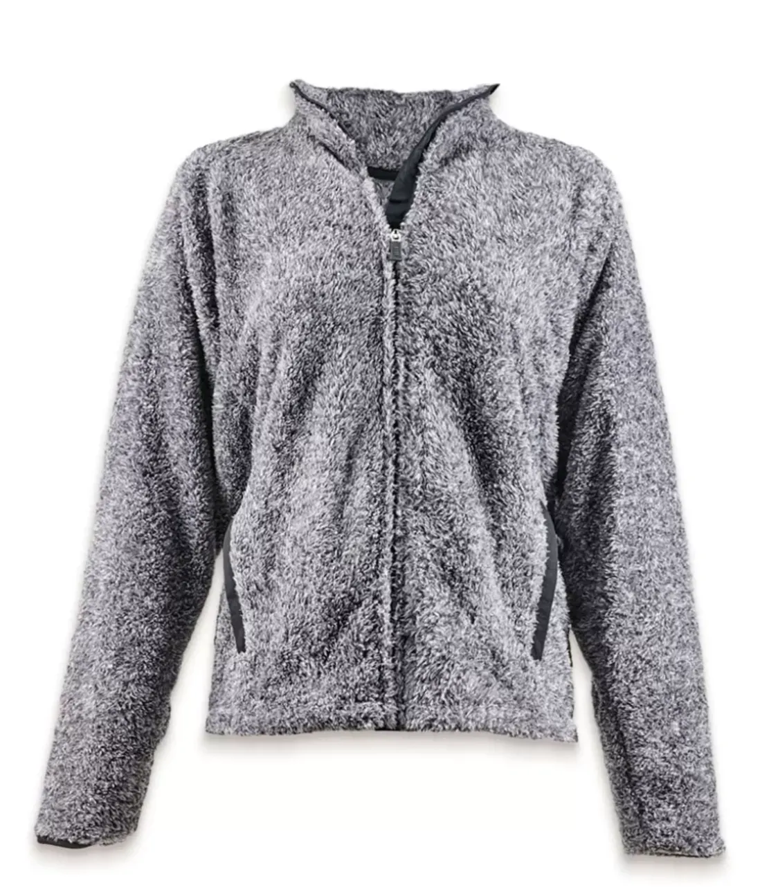Women Nayked Apparel Tops>Women'S Ridiculously Soft Shag Sherpa Full-Zip Jacket