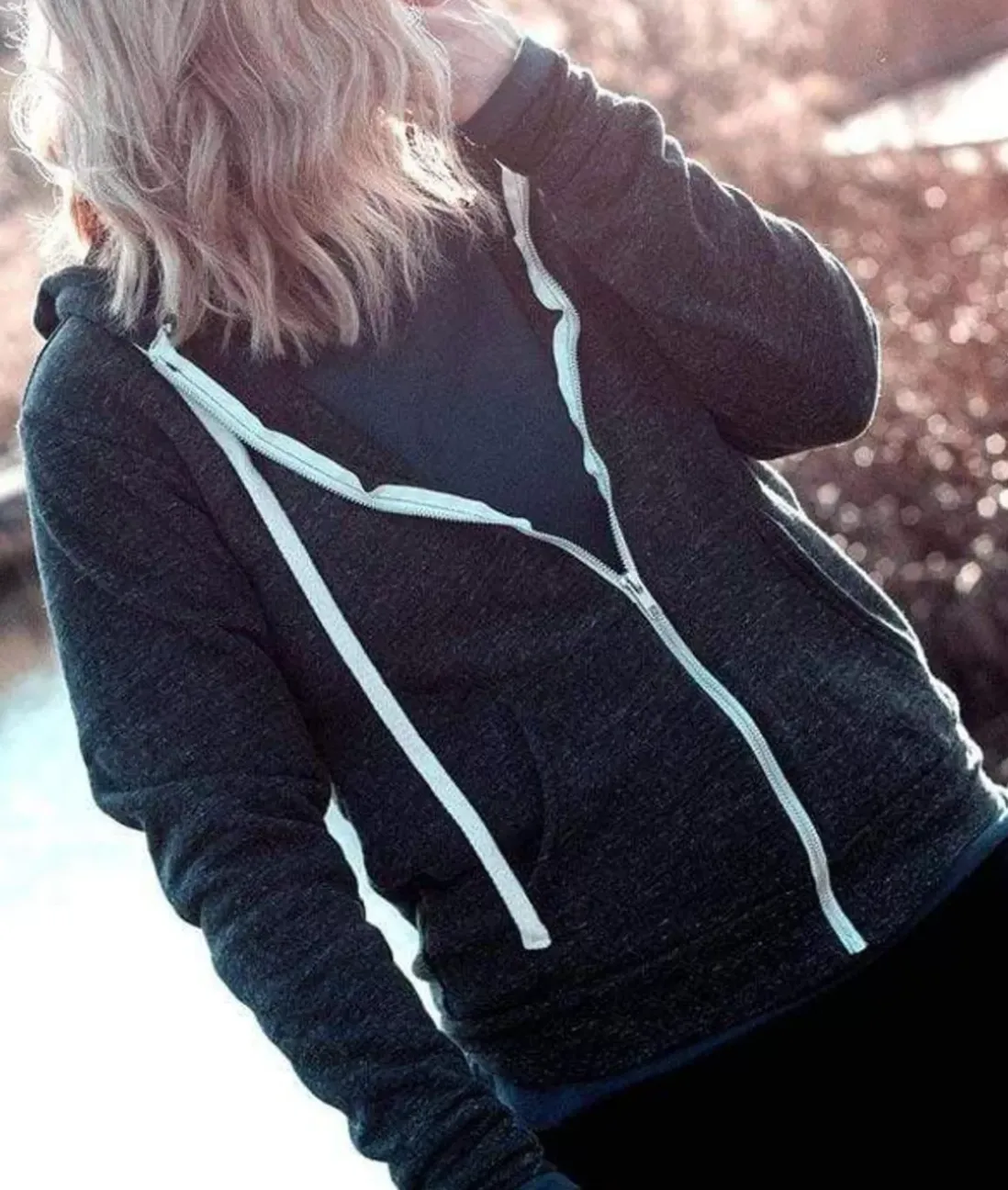 Women Nayked Apparel Hoodies & Sweatshirts>Women'S Ridiculously Soft Oversized Fleece Full-Zip Hoodie