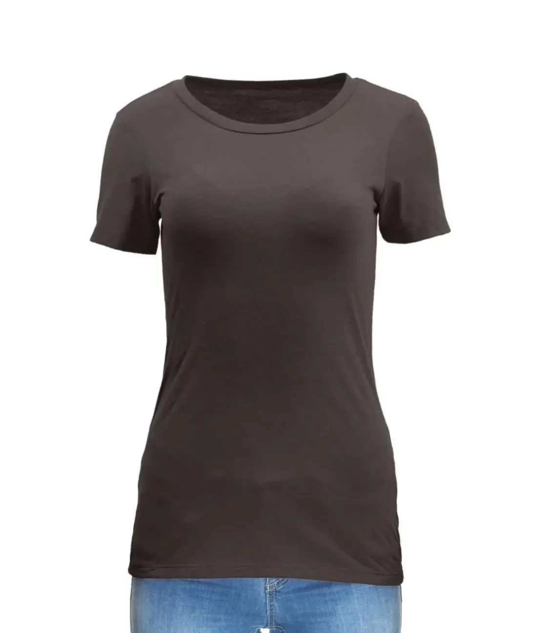 Women Nayked Apparel T-Shirts>Women'S Ridiculously Soft Midweight Crew Neck T-Shirt