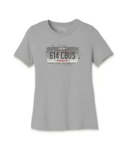 Women Nayked Apparel T-Shirts>Women'S Ridiculously Soft Lightweight Graphic Tee | 614 Cbus