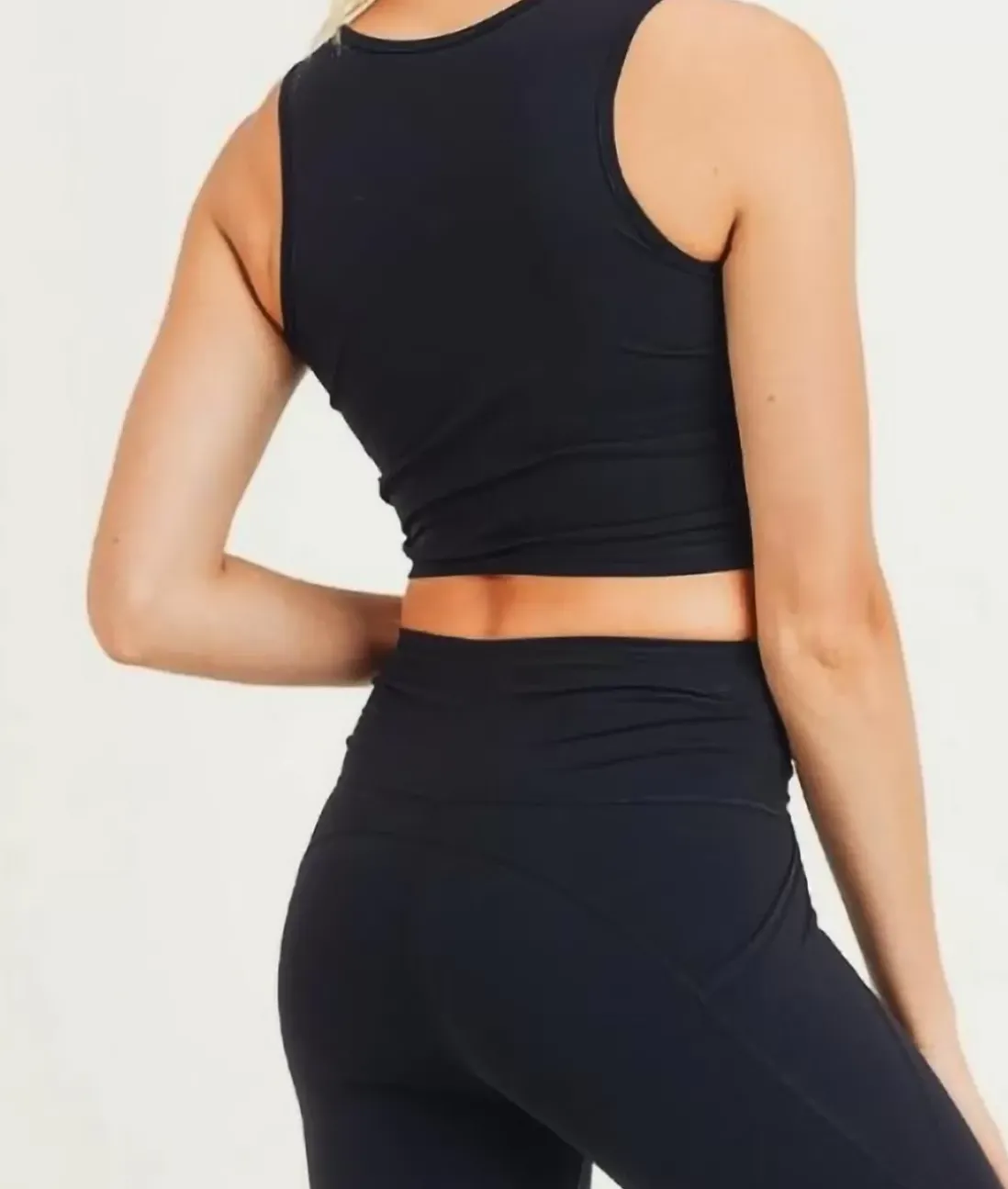 Women Nayked Apparel Athleisure>Women'S Ruched Sides Active Cropped Top/Discontinued