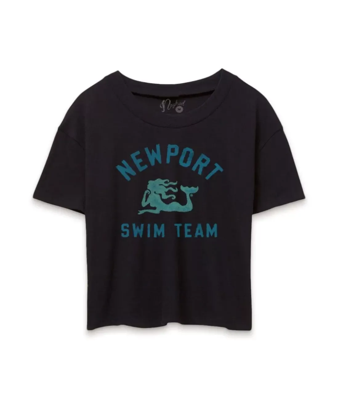 Women Nayked Apparel Tops>Women'S Vintage Graphic Crop T-Shirt | Newport