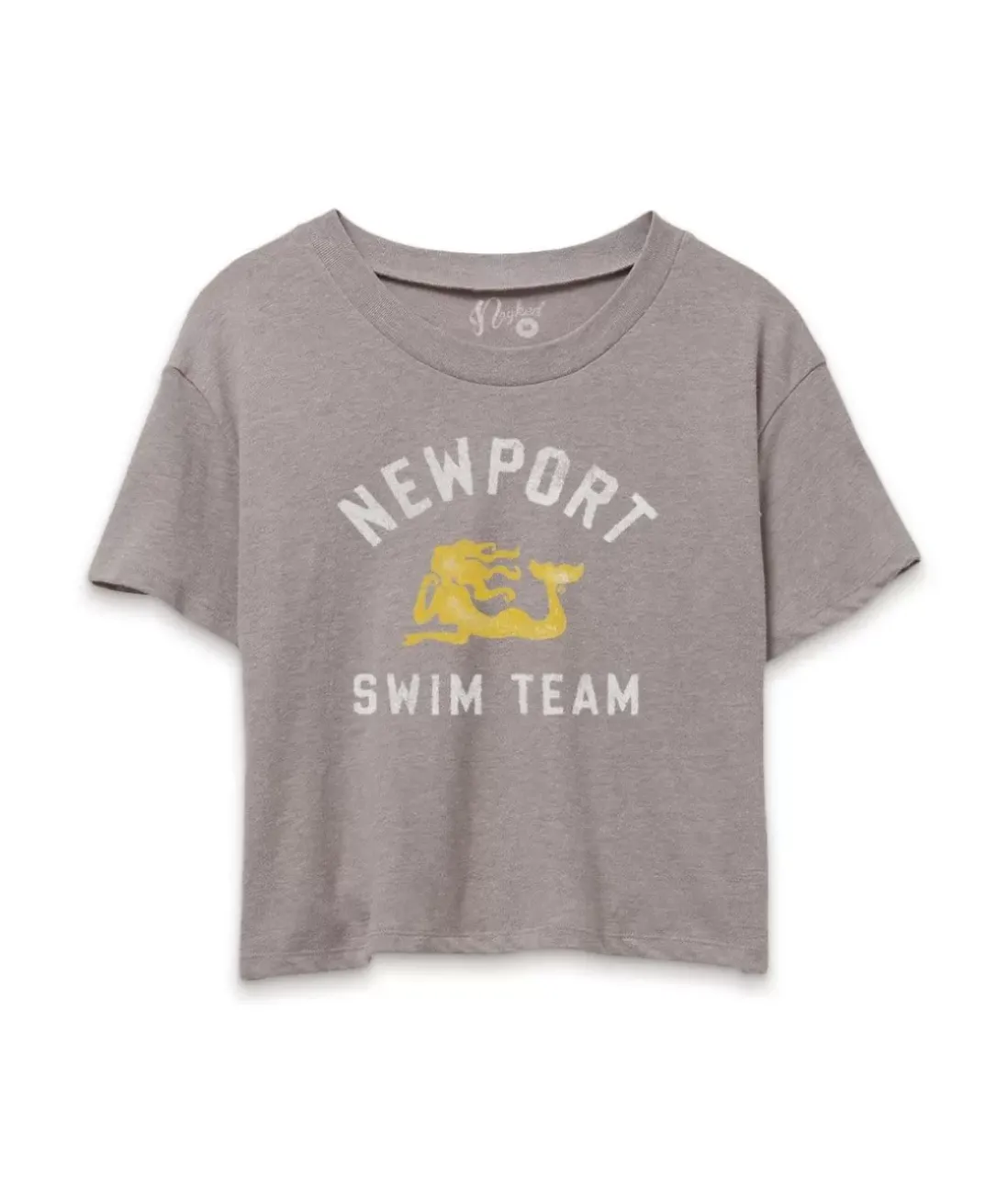 Women Nayked Apparel Tops>Women'S Vintage Graphic Crop T-Shirt | Newport